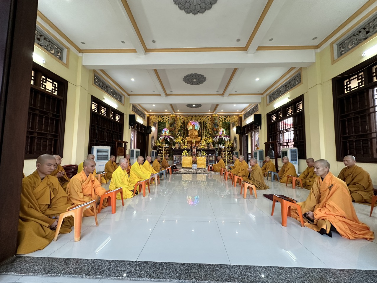 Ban Trị sự Phật giáo Tuy Phước tổ chức Bố tát tập trung